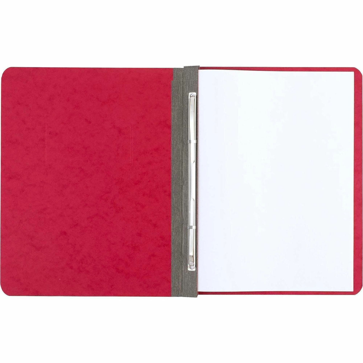 ACCO Presstex Letter Recycled Report Cover - 3" Folder Capacity - 8 1/2" x 11" - 20 pt. - Executive Red - 30% Recycled - 1 Each