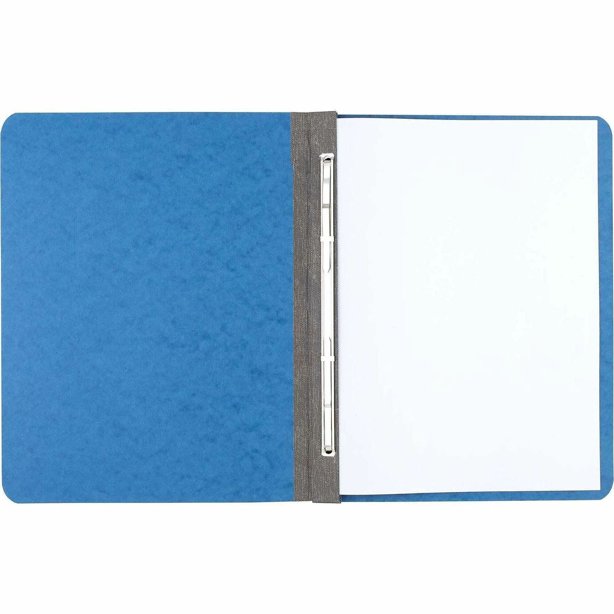 ACCO Letter Recycled Report Cover - 3" Folder Capacity - 8 1/2" x 11" - 20 pt. - Light Blue - 30% Recycled - 1 Each