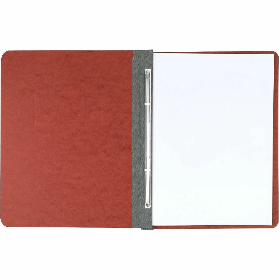 ACCO Letter Recycled Report Cover - 3" Folder Capacity - 8 1/2" x 11" - 20 pt. - Red - 50% Recycled - 1 Each