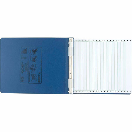 ACCO PRESSTEX Unburst Sheet Covers - 6" Binder Capacity - 9 1/2" x 11" Sheet Size - Light Blue - Recycled - Retractable Filing Hooks, Hanging System, Moisture Resistant, Water Resistant - 1 Each