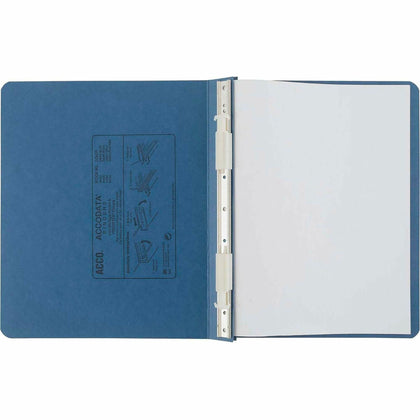 ACCO Presstex Storage Hook Data Binder - 6’’ Capacity - Letter Size - Light Blue - Recycled - 1 Each - Data/Hanging