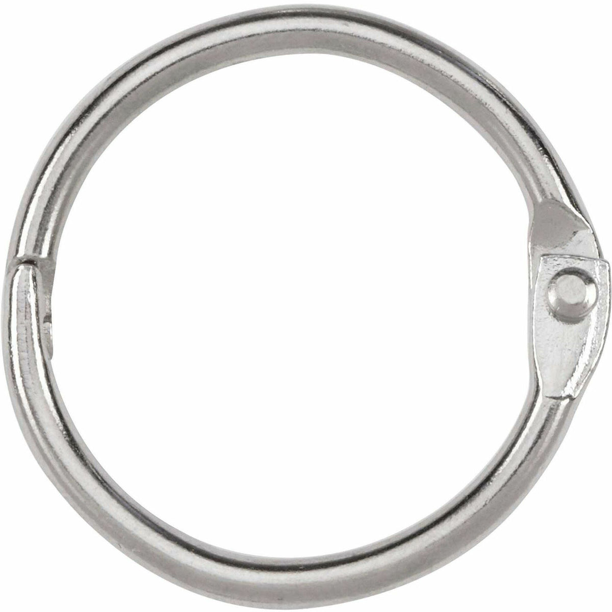 ACCO Loose-Leaf Rings - 1" Maximum Capacity - 175 x Sheet Capacity - Silver - Nickel - 100 / Box