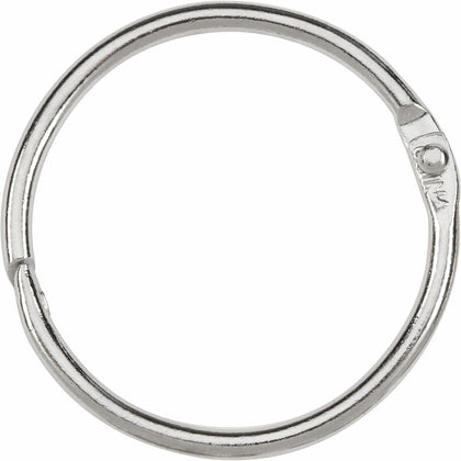 ACCO Loose-Leaf Rings - 1.50" Maximum Capacity - 280 x Sheet Capacity - Silver - Nickel - 100 / Box