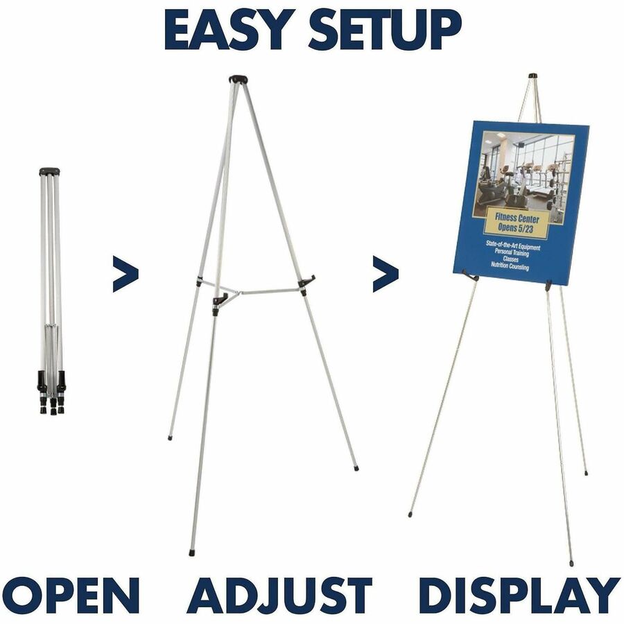 Quartet Lightweight Telescoping Display Easel - Alternate-Image1