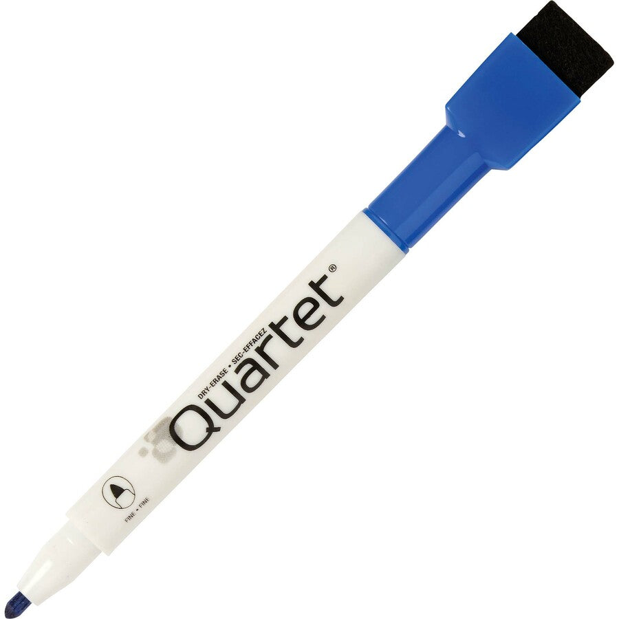 Quartet ReWritables Mini Dry-Erase Markers - Fine Marker Point - Black, Red, Green, Blue, Purple, Yellow Ink - 6 / Set