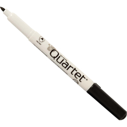 Quartet Classic Dry-Erase Markers - Fine Bullet Point - Black Ink - 1 Dozen - &