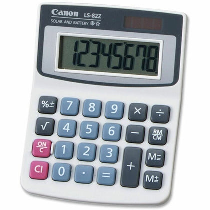 Canon LS82Z Handheld Calculator - Big Display Large Keytops - 8 Digits - Battery/Solar Powered - Calculators