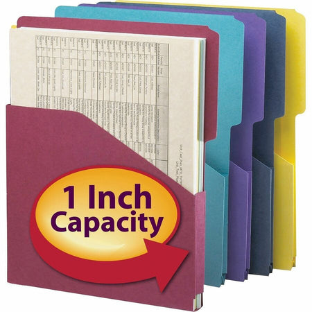 Smead Organized Up 2/5 Tab Cut Letter Recycled File Jacket - Alternate-Image5