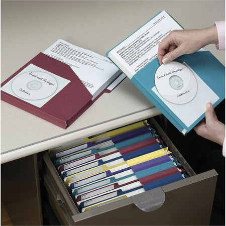 Smead Organized Up 2/5 Tab Cut Letter Recycled File Jacket - Alternate-Image2