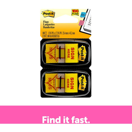 Post-it&reg; Message Flags - Alternate-Image1