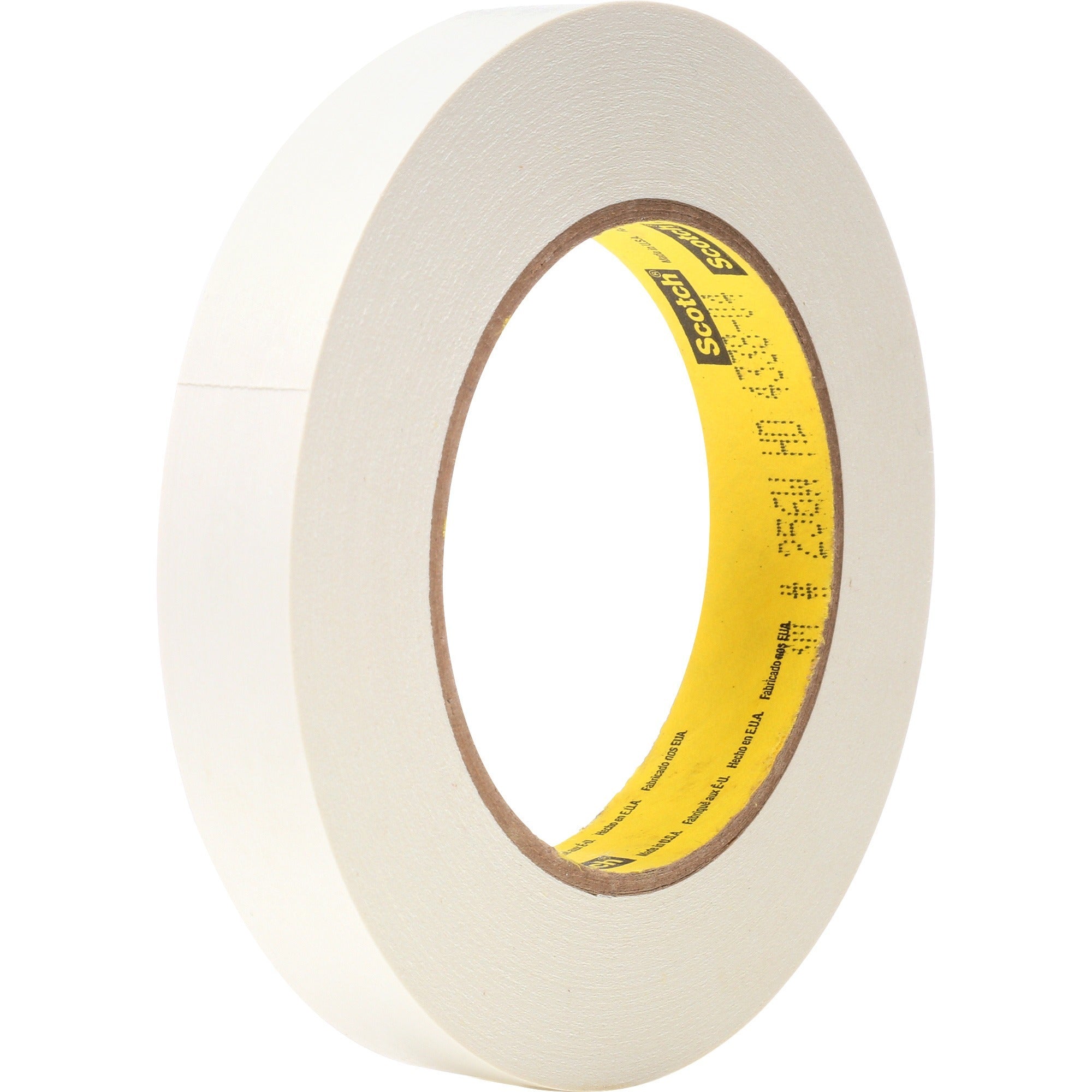 Scotch Flatback Write-On Paper Tape - 20 yd Length x 0.75" Width - 3" Core - White - Paper - 6.70 mil - Rubber Backing - For Shelf Labeling - 1 Roll