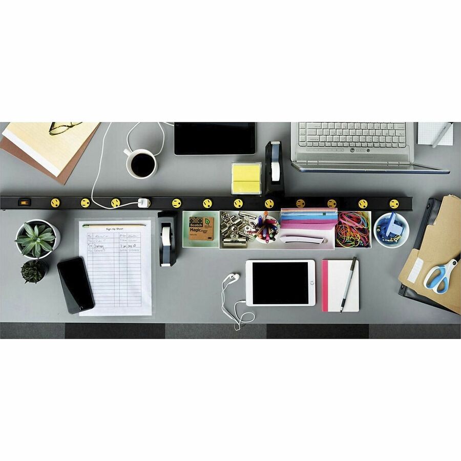 Scotch Magic Tape - 36 yd Length x 0.50" Width - 1" Core - Matte - Clear - Split Resistant, Tear Resistant - For Mending, Splicing - 1 Roll