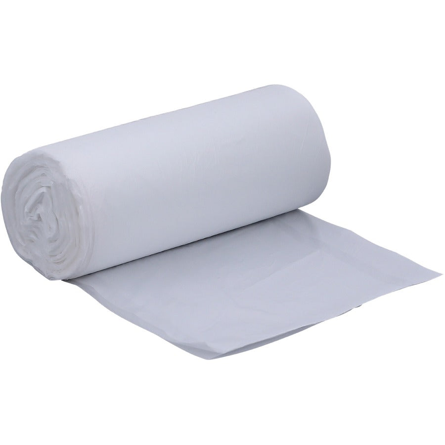 Genuine Joe High-Density Can Liners - Small Size - 16 gal Capacity - 24" Width x 32" Length - 0.31 mil (8 Micron) Thickness - High Density - Clear - Resin - 20/Carton - 50 Per Roll - Office Waste, Industrial Trash