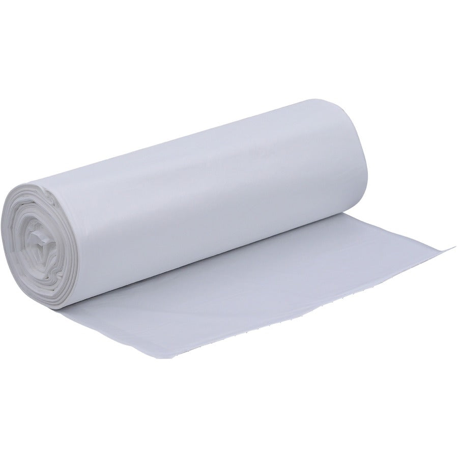 Genuine Joe High-density Can Liners - Large Size - 45 gal Capacity - 40" Width x 48" Length - 0.63 mil (16 Micron) Thickness - High Density - Clear - Resin - 10/Carton - 25 Per Roll - Office Waste, Industrial Trash
