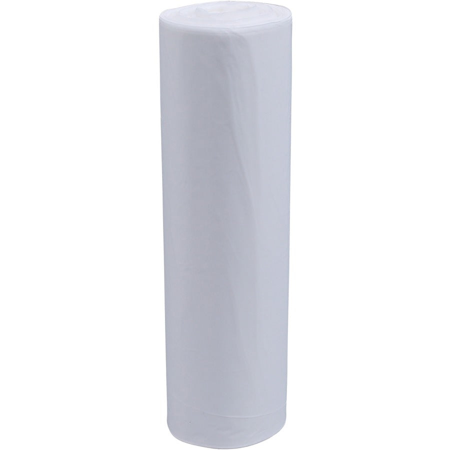 Genuine Joe High-density Can Liners - Large Size - 45 gal Capacity - 40" Width x 48" Length - 0.63 mil (16 Micron) Thickness - High Density - Clear - Resin - 10/Carton - 25 Per Roll - Office Waste, Industrial Trash