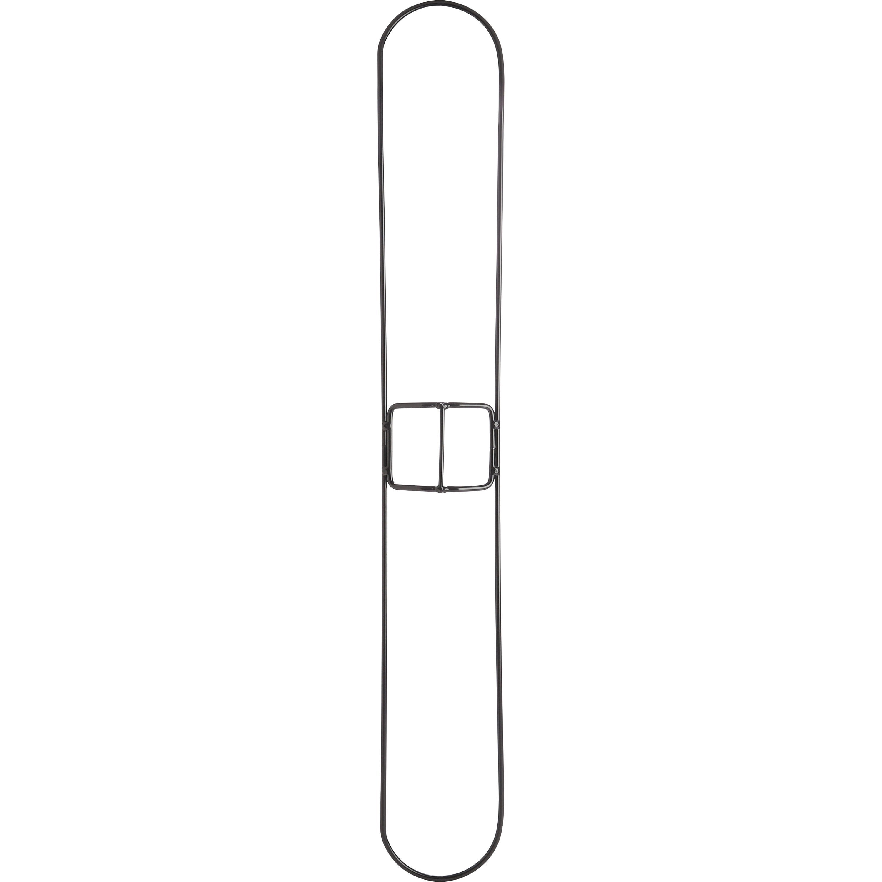 Genuine Joe Clip-On 36" Dust Mop Frame - 360&deg; Swivel, Rust Resistant, Chrome Plated, Reinforced - Chrome - Steel - 1 Each