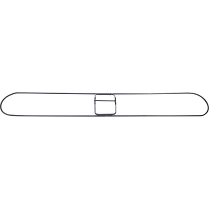 Genuine Joe Clip-On 36" Dust Mop Frame - 360&deg; Swivel, Rust Resistant, Chrome Plated, Reinforced - Chrome - Steel - 1 Each