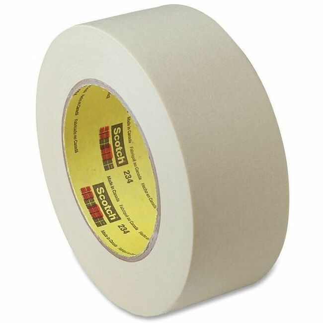 Scotch General-Purpose Masking Tape - 60 yd Length x 2" Width x 5.9 mil Thickness - 3" Core - Tan - Rubber Backing - For Masking - 1 Roll