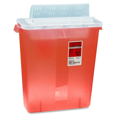 Covidien Transparent Red Sharps Container - 900