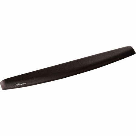 Fellowes Memory Foam Wrist Rest - 0.94" Height x 19.31" Width x 2.31" Depth - Black - Memory Foam - Wear Resistant, Tear Resistant, Skid Proof - 1 Each