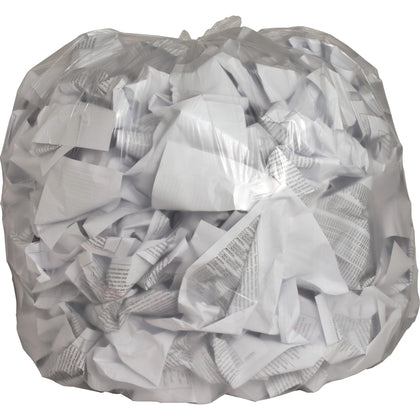 Genuine Joe Clear Trash Can Liners - 45 gal Capacity - 46" Length x 40" Width x 0.60 mil (15 Micron) Thickness - Low Density - Clear - Film - Multipurpose - Recycled - 250/Box - 1 / Carton