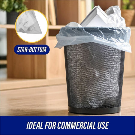 Genuine Joe Clear Trash Can Liners - Alternate-Image1