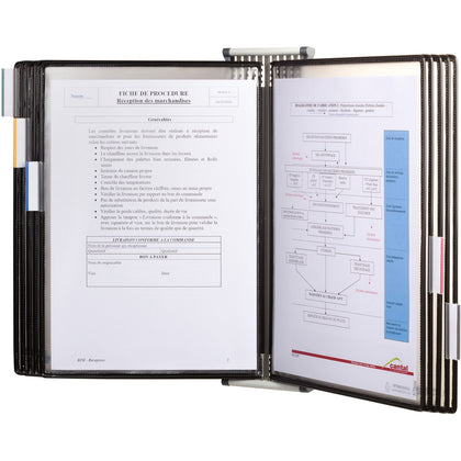 Djois by Tarifold Wall-Mountable Antimicrobial Reference Display: Support Letter 8.50’’ x 11’’ Media - Catalog