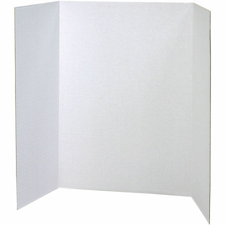 Pacon Presentation Boards - 28" Board Height x 40" Board Width - White Surface - 8 / Carton