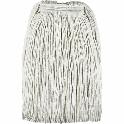 Genuine Joe Cotton Blend Mop Refill - Rayon, Cotton, Polyester - Natural - 1 Each