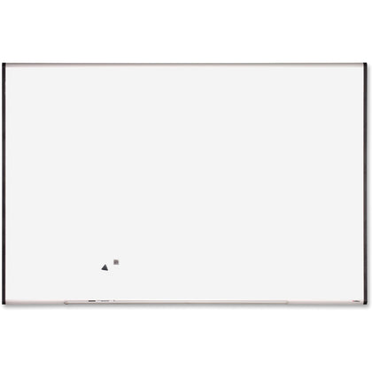 Lorell Signature Series Magnetic Dry-erase Markerboard - 72x48 - Silver/Ebony - Dry Erase Boards