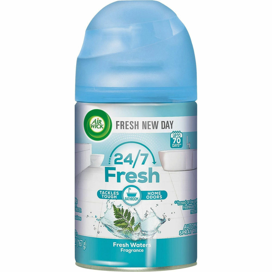 Air Wick Freshmatic Air Freshener Spray Refill - Spray - 5.9 fl oz (0.2 quart) - Freshwater - 60 Day - Odor Neutralizer - 1 Each