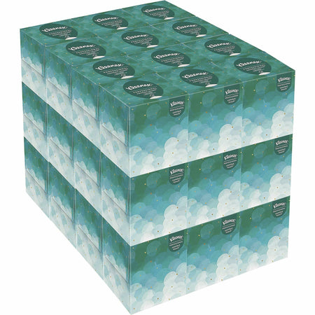 Kleenex Professional Facial Tissue Cube for Business - 2 Ply - 8.40" Width x 8" Length - White - 95/Box - 36 / Carton
