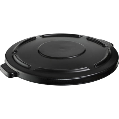 Rubbermaid Commercial Brute 44-Gallon Container Lid - Black Plastic - Waste Containers & Lids
