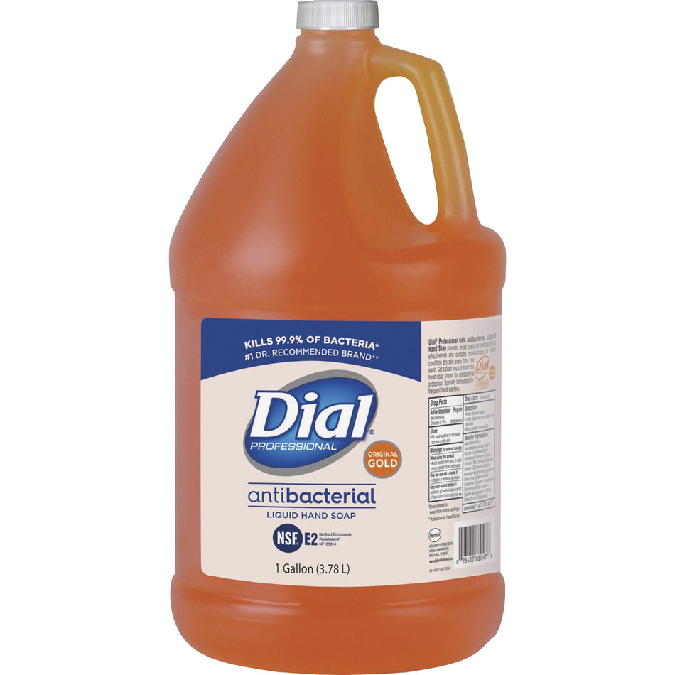 Dial Gold Antibacterial Liquid Hand Soap Refill - 1 gal - Skin, Hand - Antibacterial - 1 Each