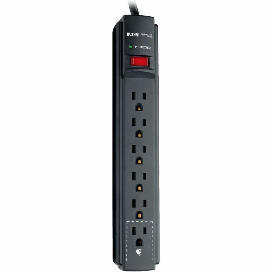 Tripp Lite series 6-Outlet Surge Suppressor - 6 x NEMA 5-15R - 1800 VA - 900 J - 120 V AC Input - 120 V AC Output - 6 ft