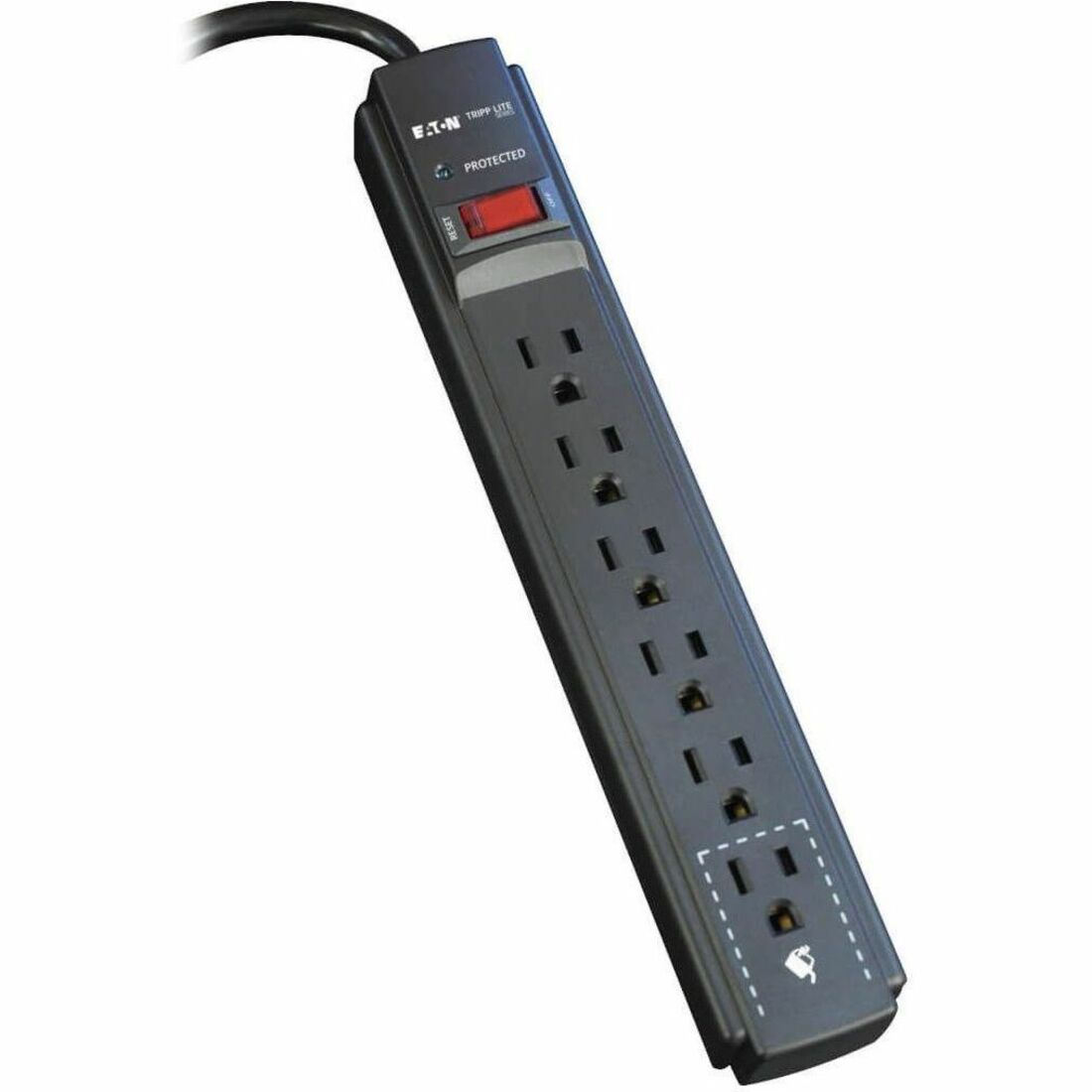 Tripp Lite series 6-Outlet Surge Suppressor - 6 x NEMA 5-15R - 1800 VA - 900 J - 120 V AC Input - 120 V AC Output - 6 ft