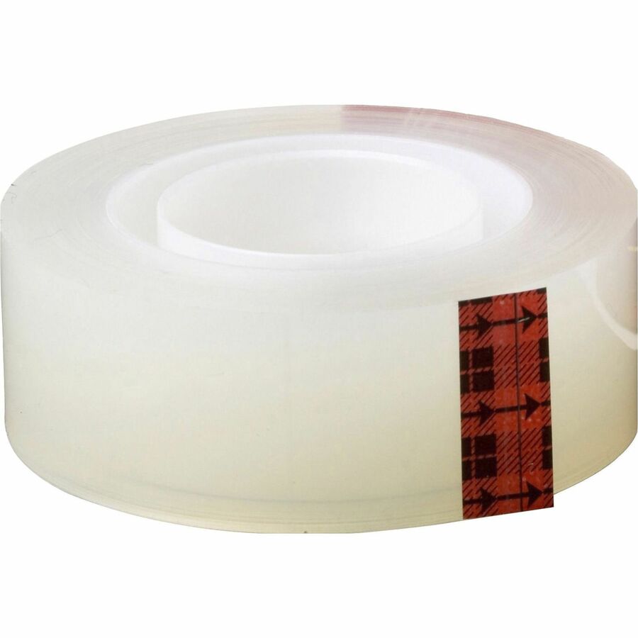 Scotch Transparent Tape - Clear, Stain & Moisture Resistant - 3/4"W x 36yd - Wrapping, Sealing, Mending