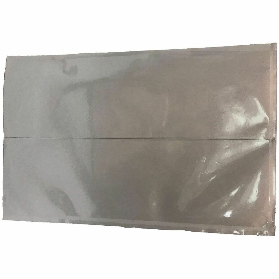 Tabbies Self-adhesive Poly Pockets - 6" Height x 9" Width - Clear - Poly - 100 / Box