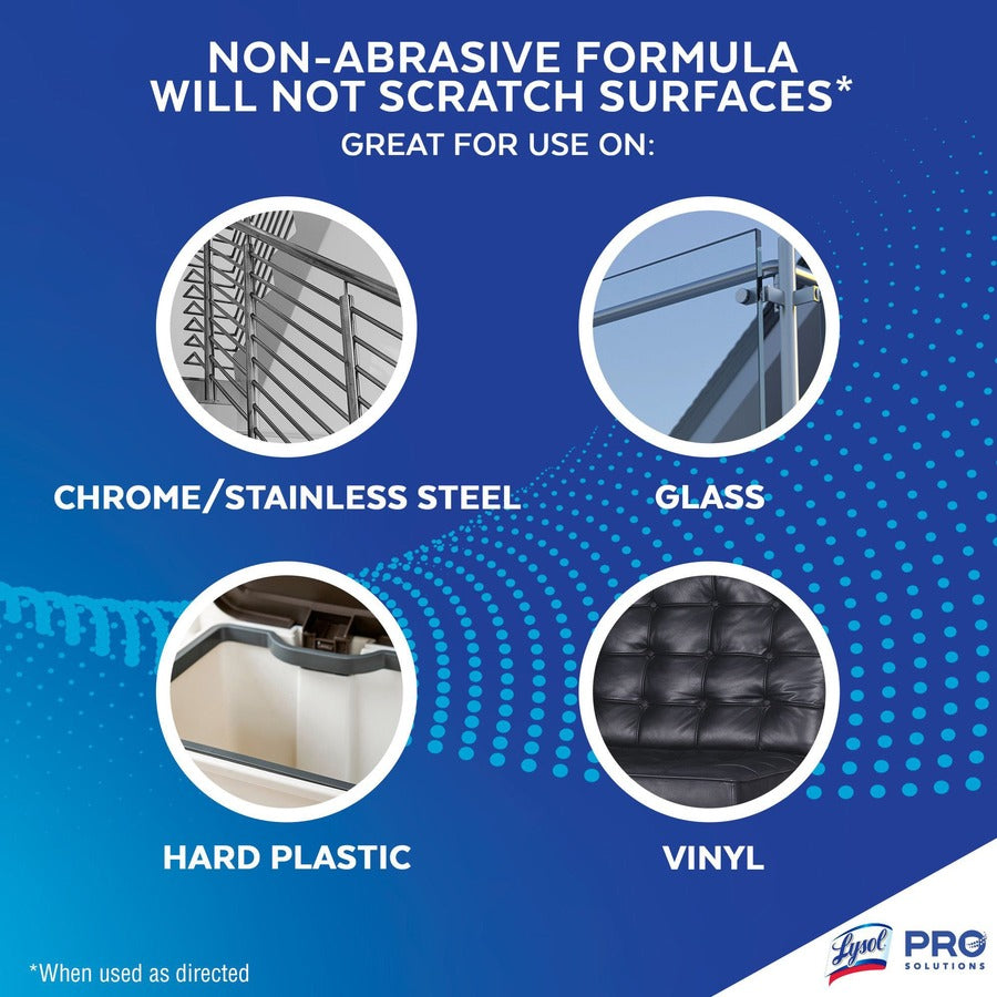 Professional Lysol Disinfectant Foam Cleaner - For Multi Surface - 24 oz (1.50 lb) - Fresh Clean Scent - Recommended For: Odor Remover - Pleasant Scent, Disinfectant, CFC-free - 12 / Carton