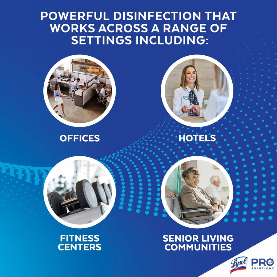 Professional Lysol Disinfectant Foam Cleaner - For Multi Surface - 24 oz (1.50 lb) - Fresh Clean Scent - Recommended For: Odor Remover - Pleasant Scent, Disinfectant, CFC-free - 12 / Carton