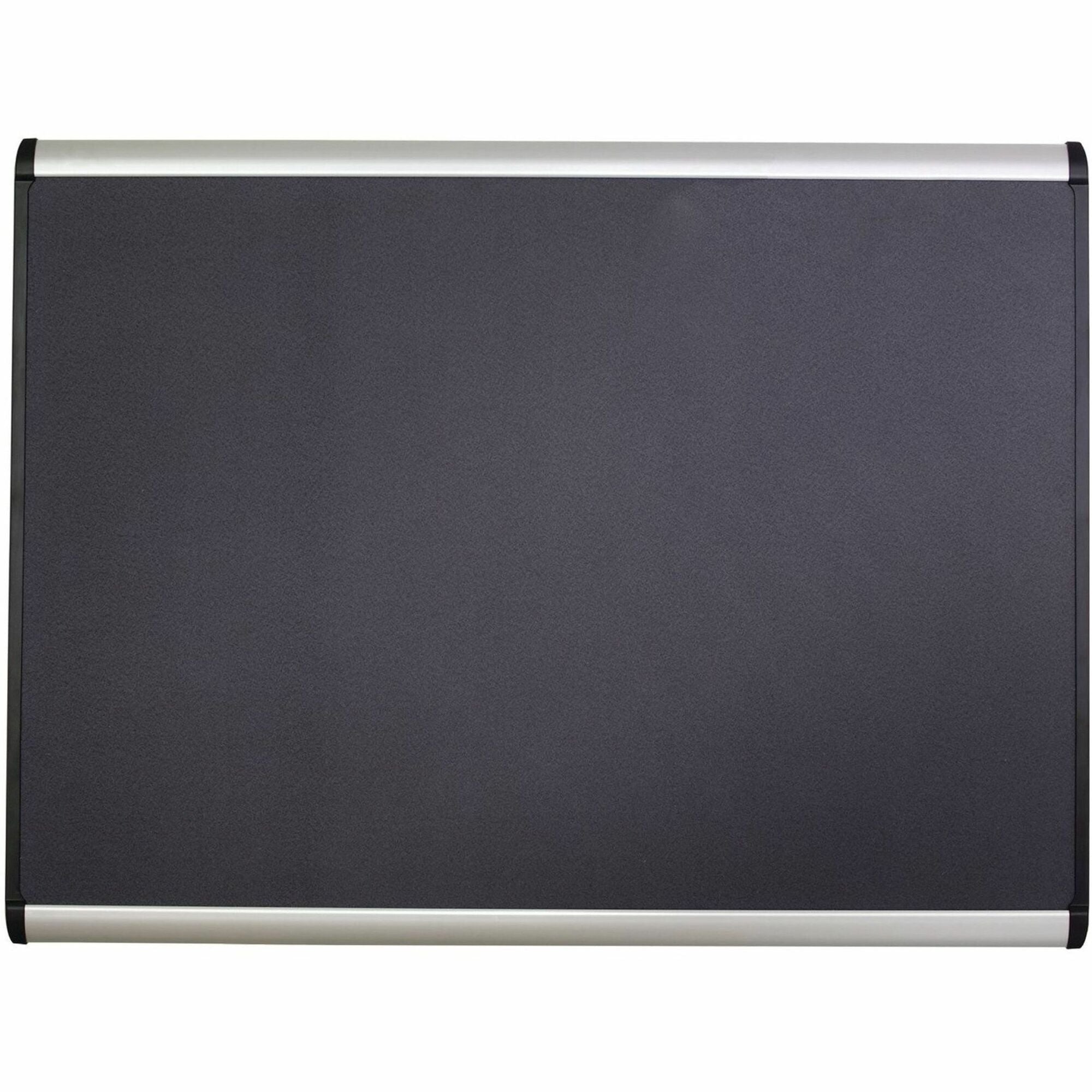 Quartet Prestige Plus Magnetic Bulletin Board - 48" Board Height x 72" Board Width - Gray Fabric Surface - Magnetic, Self-healing, Durable - Silver Aluminum Frame - 1 Each