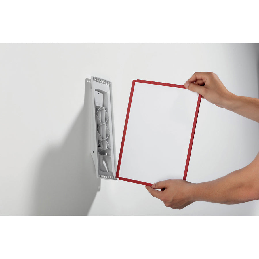 DURABLE Sherpa 10-Panel Wall Reference System - 10 Panels - Support Letter 8.50" x 11" Media - Expandable - Assorted - 1 Each