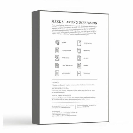 Southworth 25% Cotton Business Paper - Rear