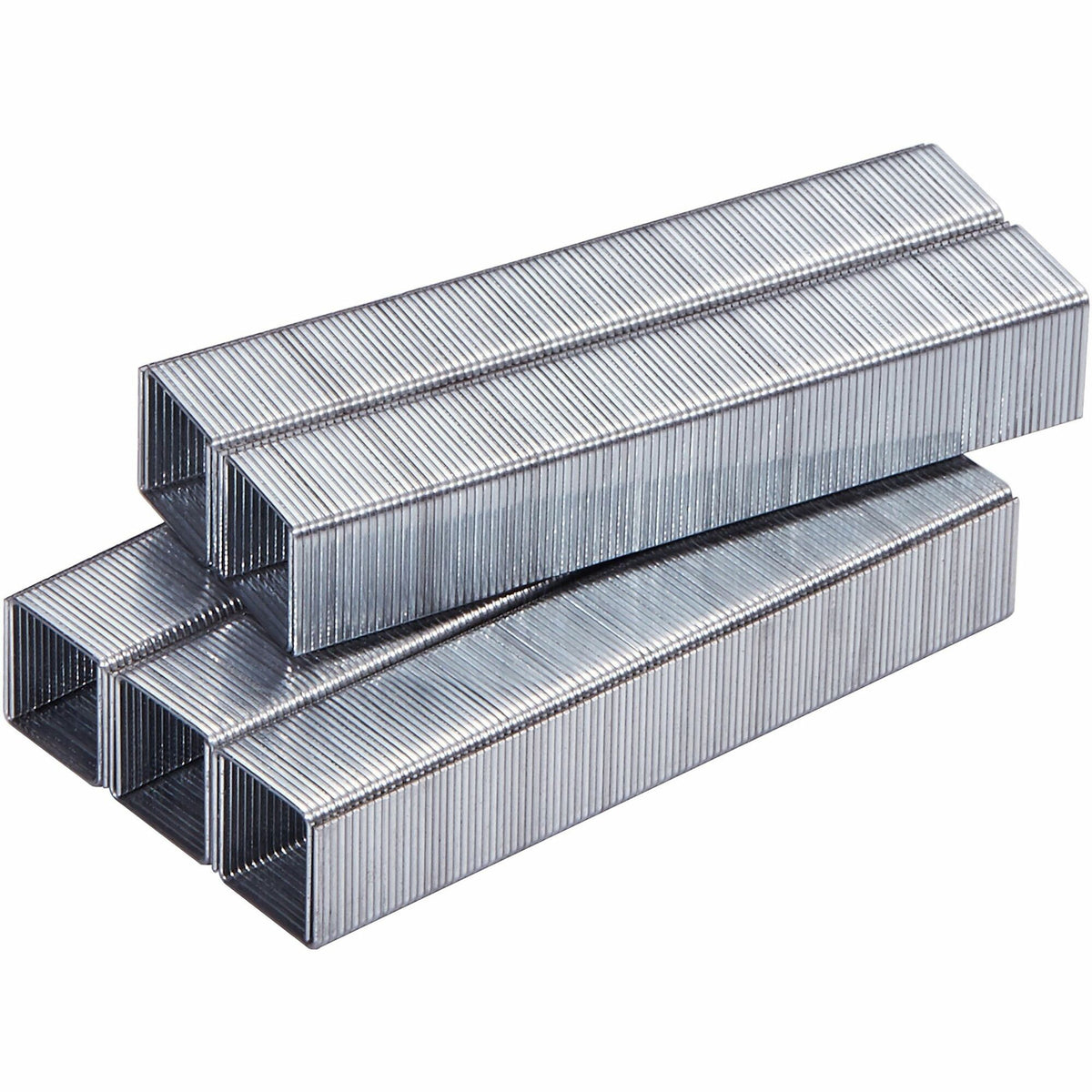 Bostitch Heavy-Duty Staples - Heavy Duty - 1/2" Leg - 1/2" Crown - Holds 100 Sheet(s) - for Paper - Heavy Duty - Silver - 0.6" Height x 2.7" Width x 3.2" Length - 100 Per Strip - 1000 / Box