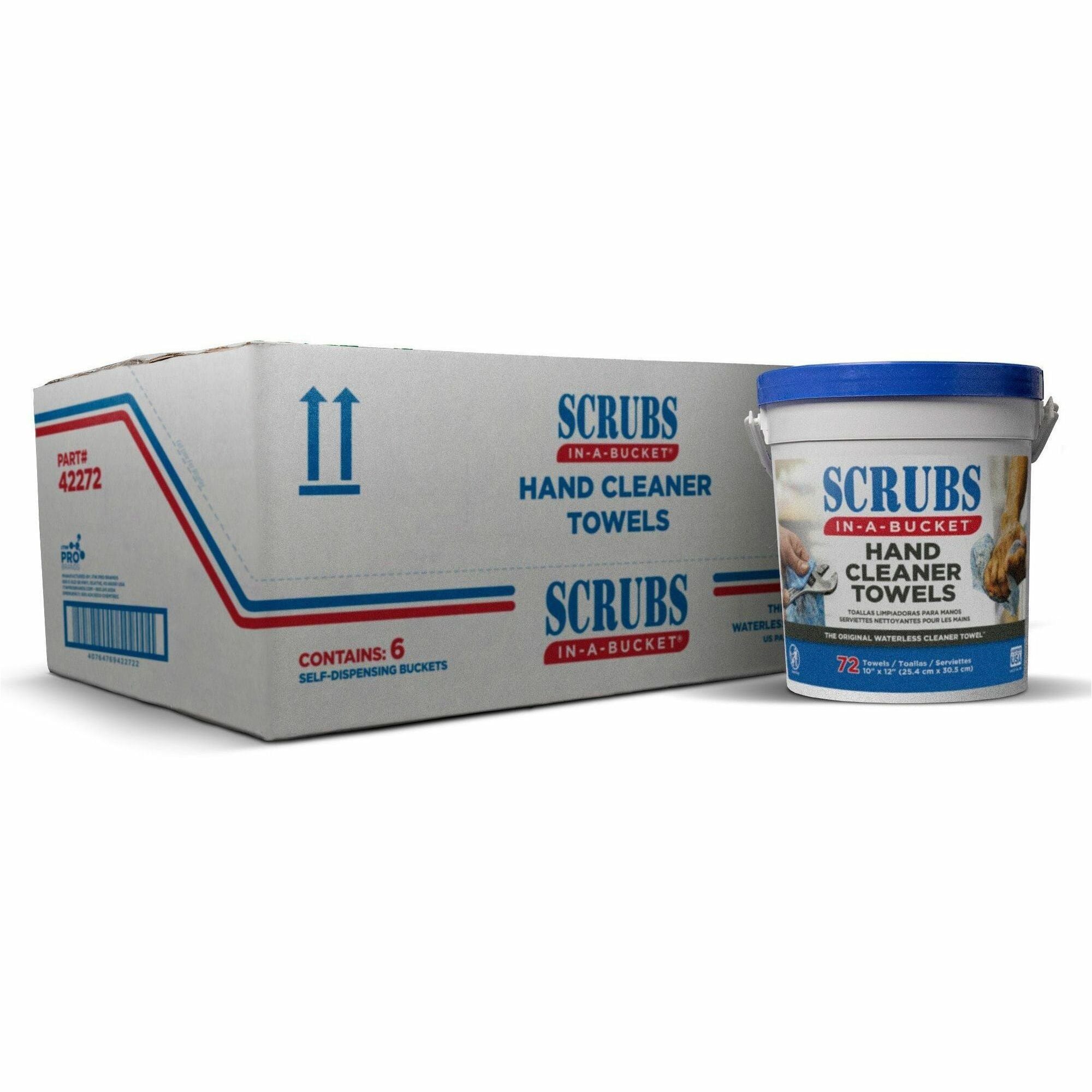 SCRUBS In-A-Bucket Hand Cleaner Towels - 2000