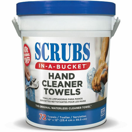 SCRUBS In-A-Bucket Hand Cleaner Towels - Front