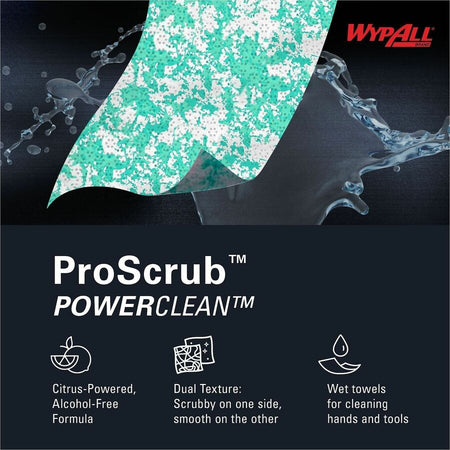 Wypall PowerClean ProScrub Heavy Duty Wet Towels - Alternate-Image6