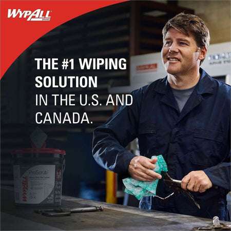 Wypall PowerClean ProScrub Heavy Duty Wet Towels - Alternate-Image1