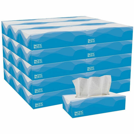 Pacific Blue Select Facial Tissue by GP Pro - Flat Box - 1500