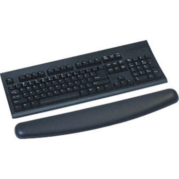 3M Gel Wrist Rest - 0.75" Height x 18" Width x 2.50" Depth - Black - 1 Each